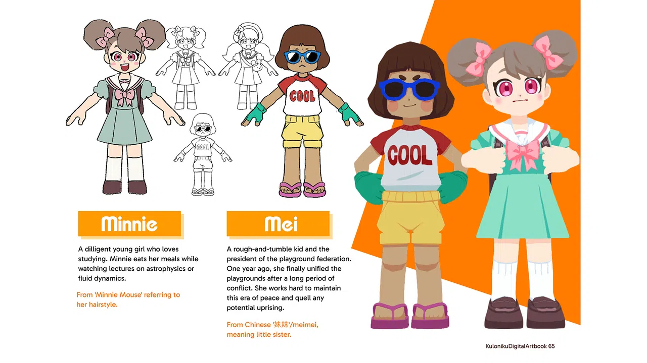 KuloNiku: Bowl Up! Digital Artbook Screenshot 2