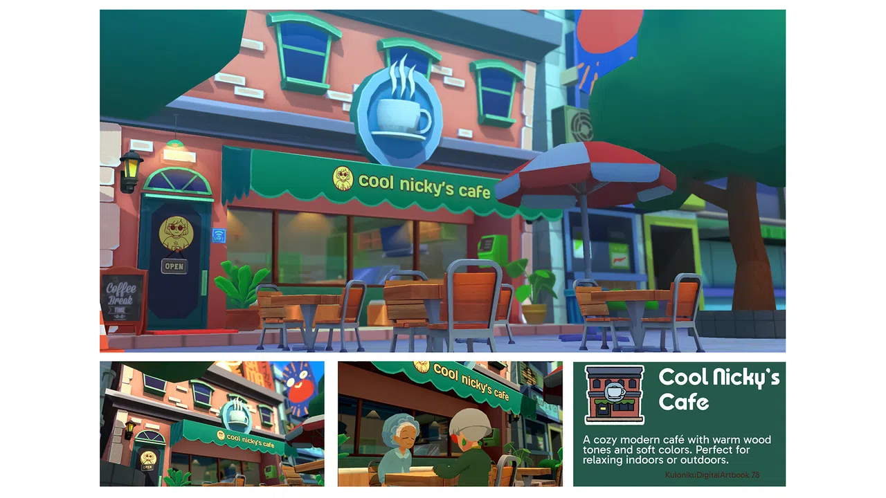 KuloNiku: Bowl Up! Digital Artbook Screenshot 3