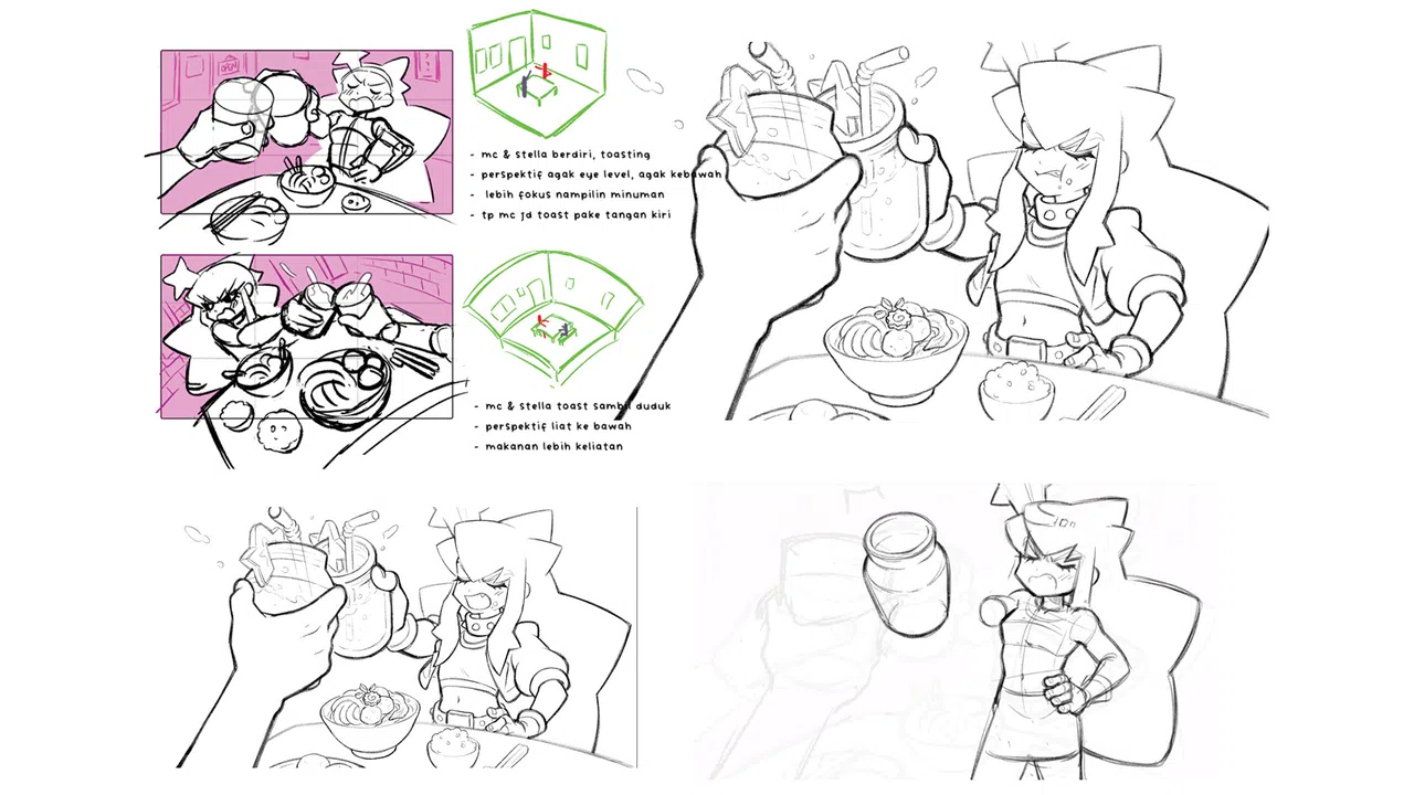 KuloNiku: Bowl Up! Digital Artbook Screenshot 4