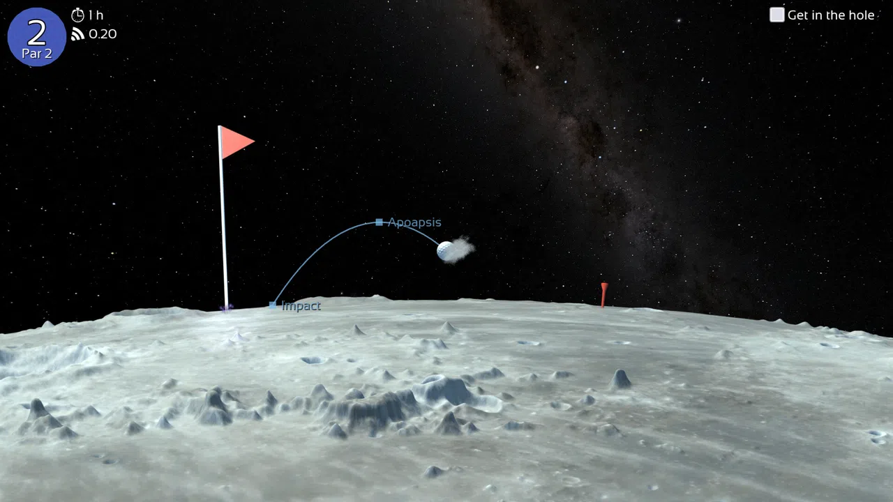 Celestial Golf Demo Screenshot 0