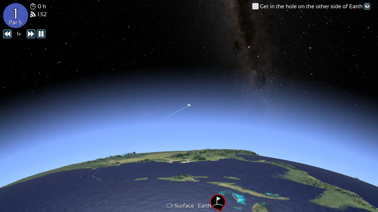 Celestial Golf Demo Screenshot 2