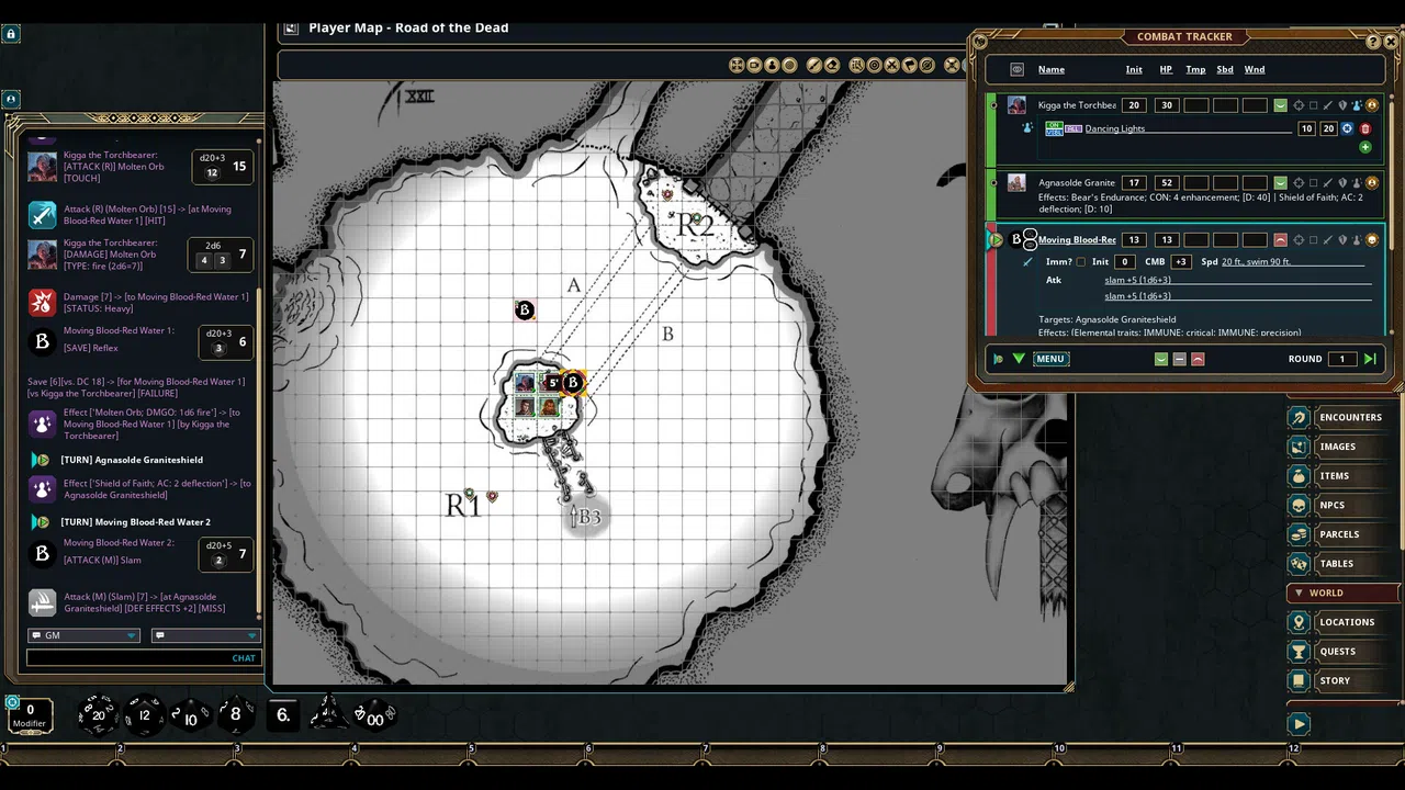 Fantasy Grounds - Road of the Dead Screenshot 0