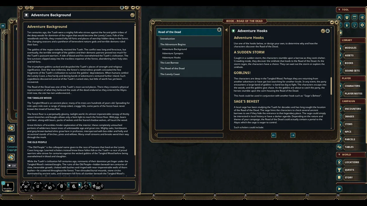 Fantasy Grounds - Road of the Dead Screenshot 2