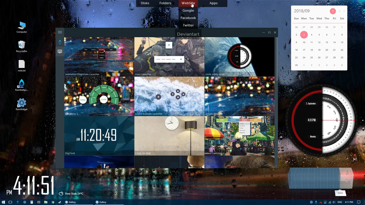 RainWidget Screenshot 0
