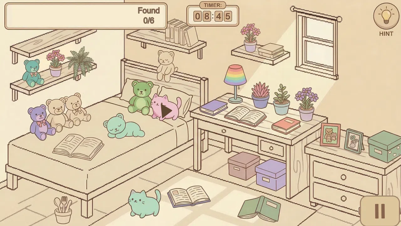Cozy Pages: Find & Color Screenshot 3