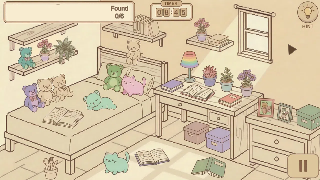 Cozy Pages: Find & Color Screenshot 0