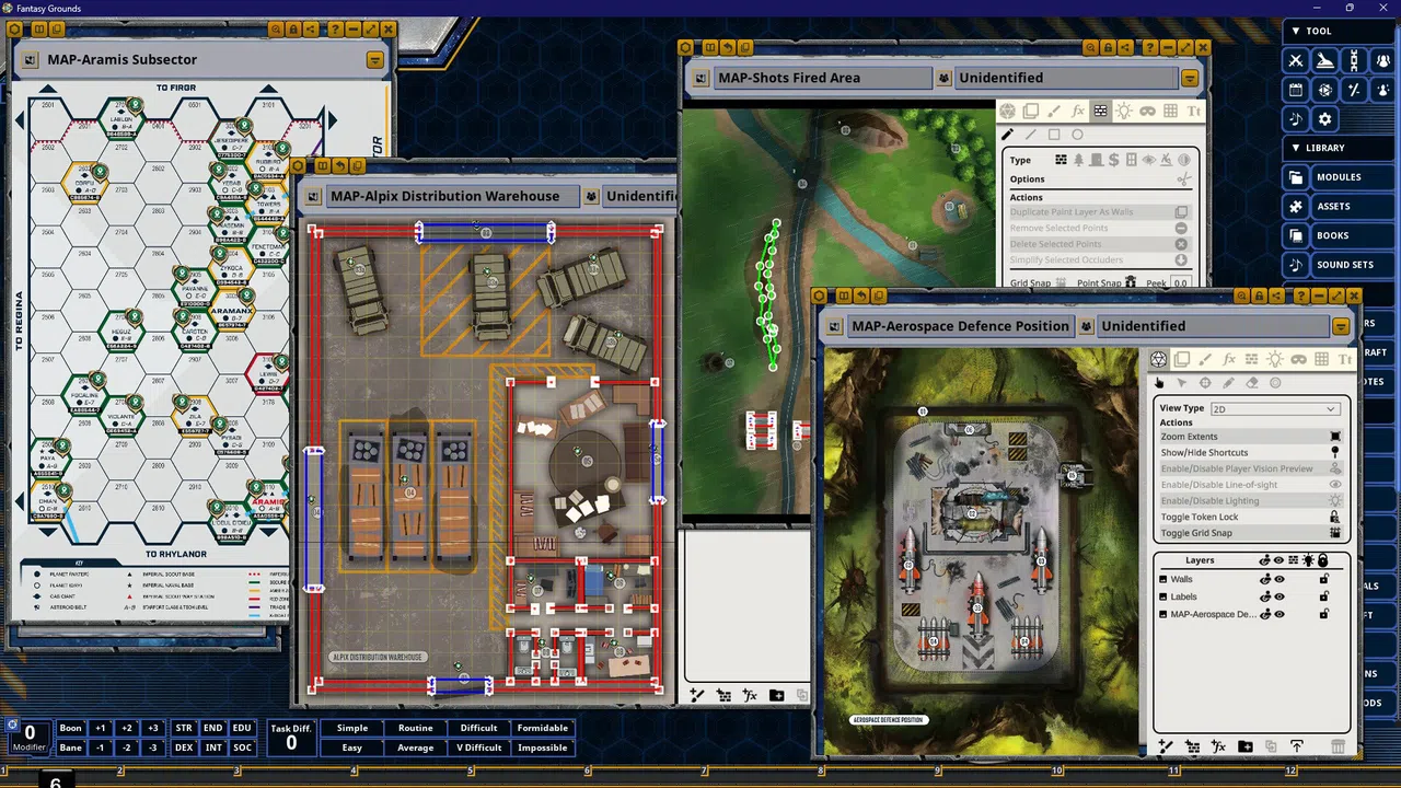 Fantasy Grounds - The Fifth Frontier War Brushfires Screenshot 4