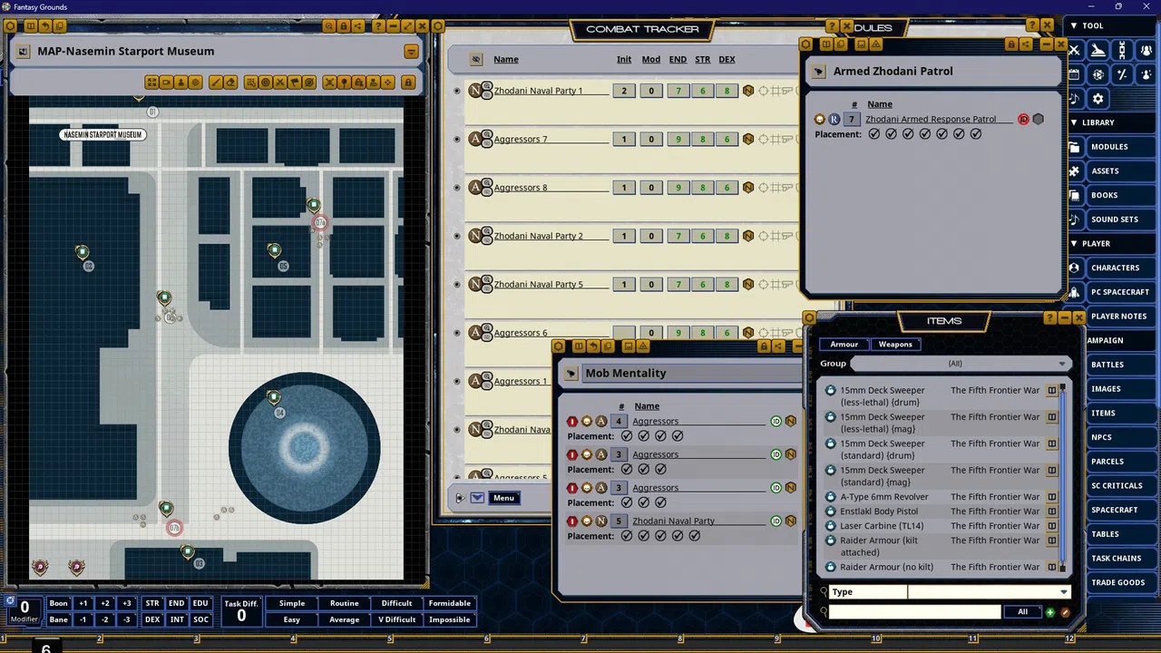 Fantasy Grounds - The Fifth Frontier War Brushfires Screenshot 2