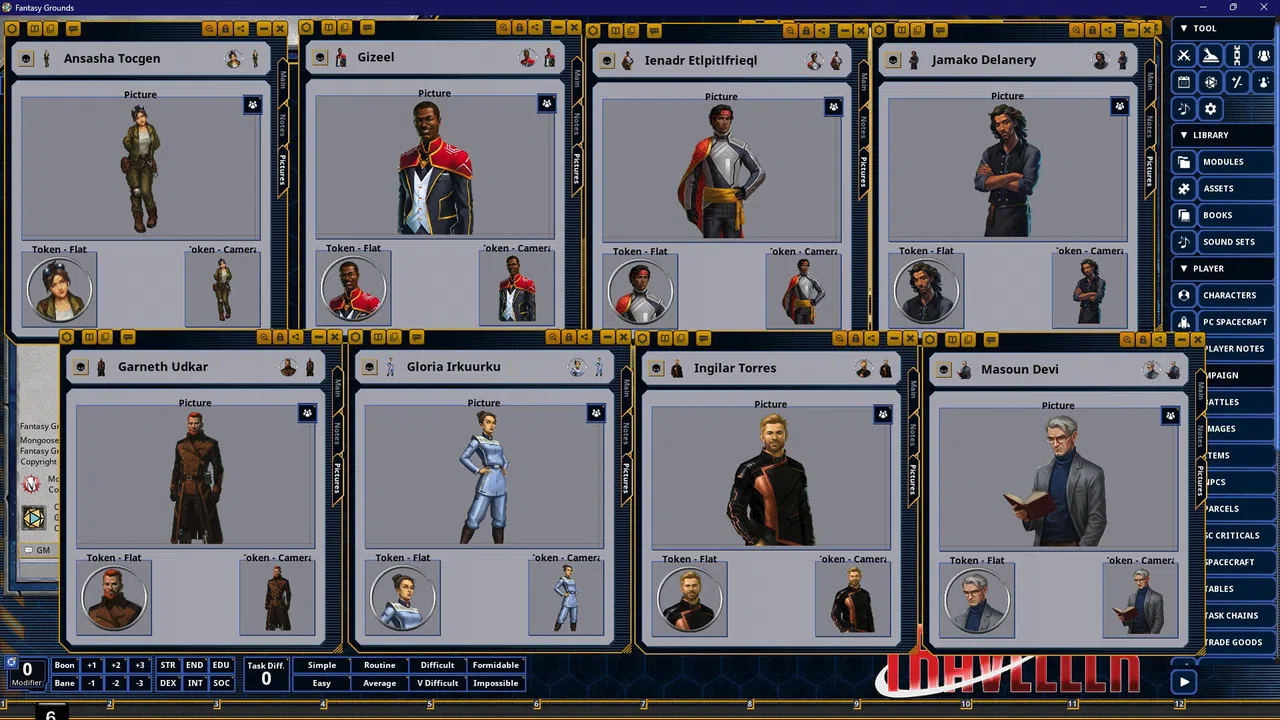 Fantasy Grounds - The Fifth Frontier War Brushfires Screenshot 1
