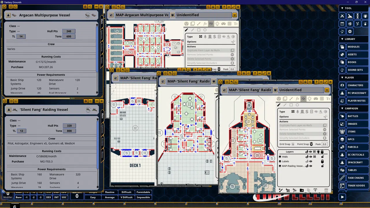 Fantasy Grounds - The Fifth Frontier War Brushfires Screenshot 3
