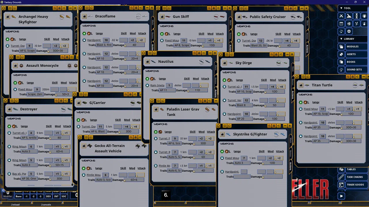 Fantasy Grounds - Vehicle Handbook Update 2026 Screenshot 4
