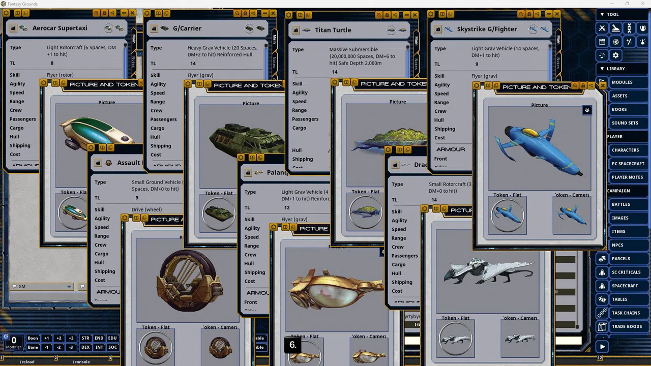 Fantasy Grounds - Vehicle Handbook Update 2026 Screenshot 2