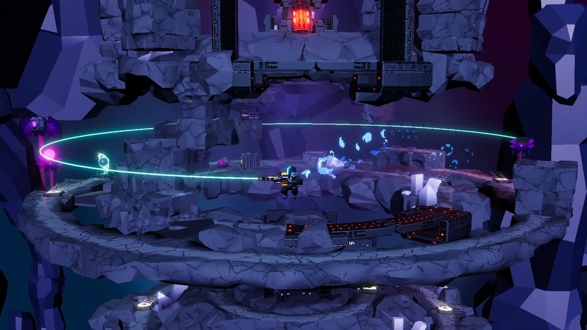 Orbital Bullet – The 360° Rogue-lite Screenshot 0