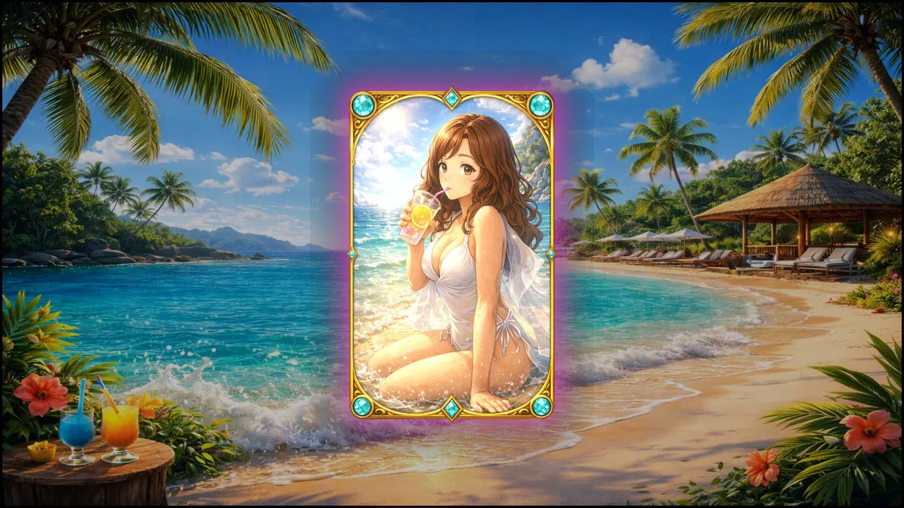 CardIdle: Rise of the Eight - Card Back Skins - Summer Splash Screenshot 0