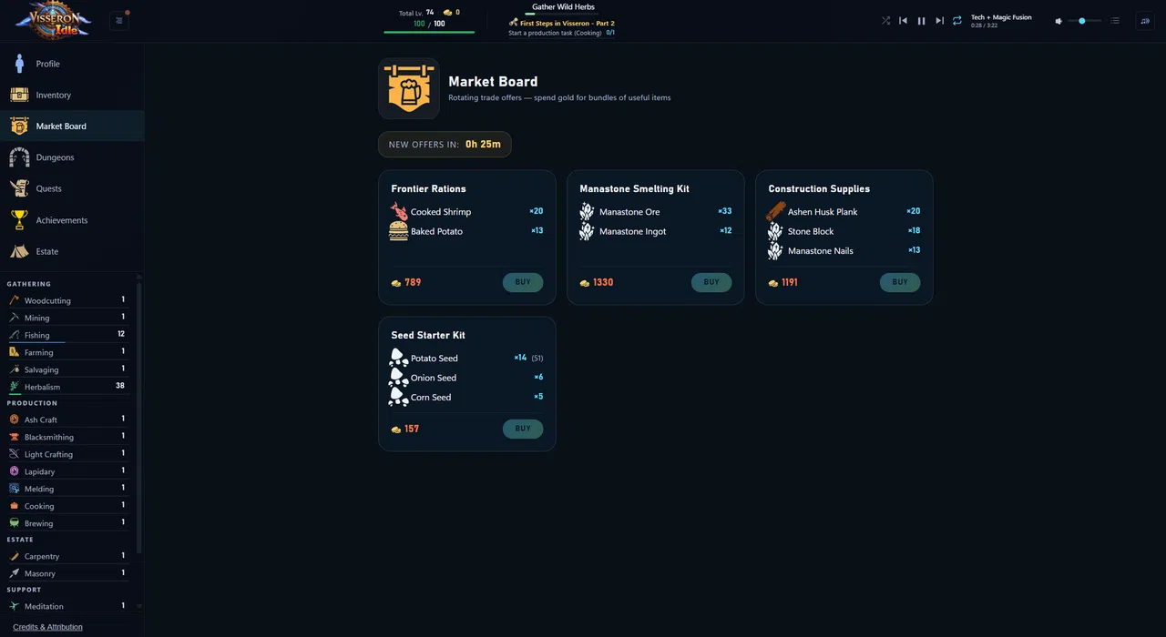Visseron Idle Screenshot 3