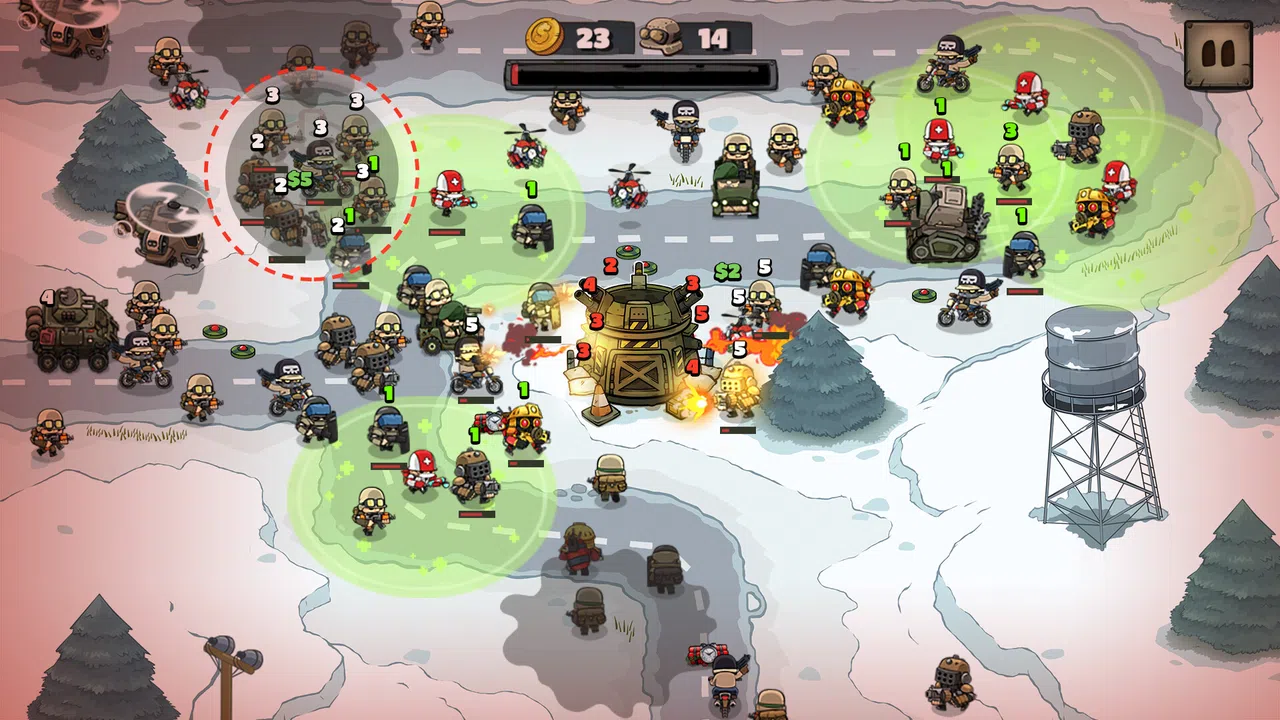 Metal Soldiers: Incremental Defense Screenshot 1