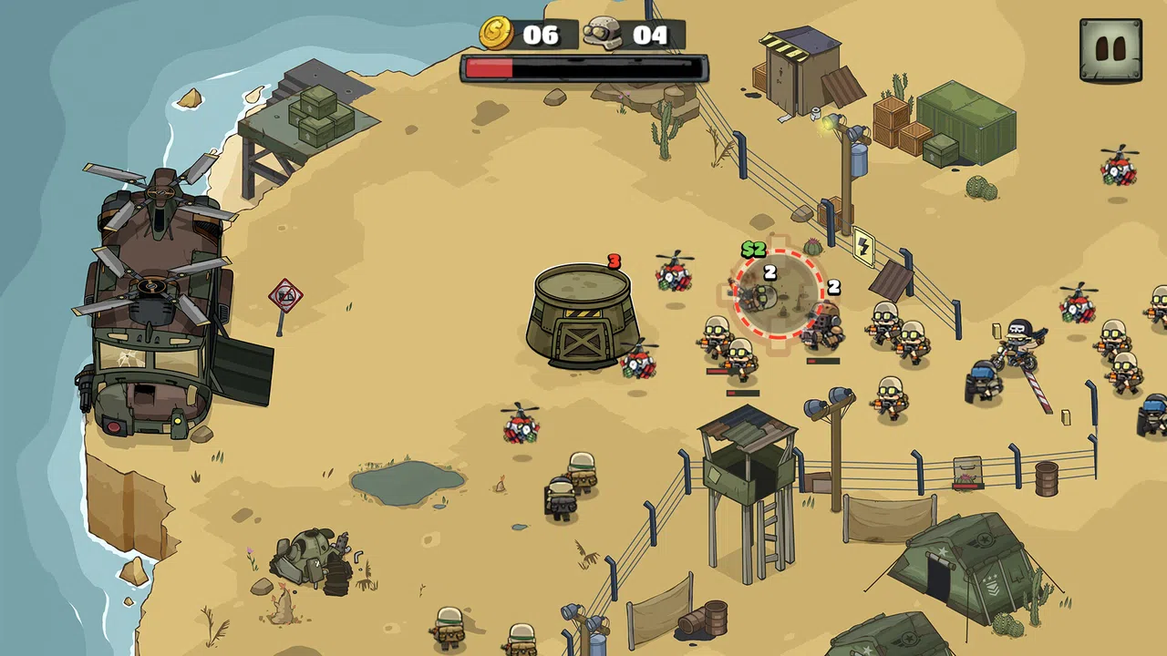 Metal Soldiers: Incremental Defense Screenshot 2