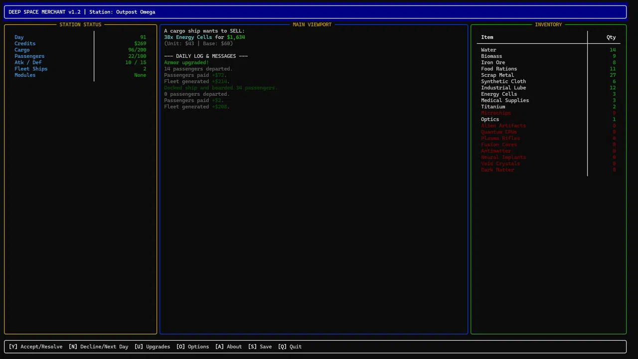 Deep Space Merchant Screenshot 0