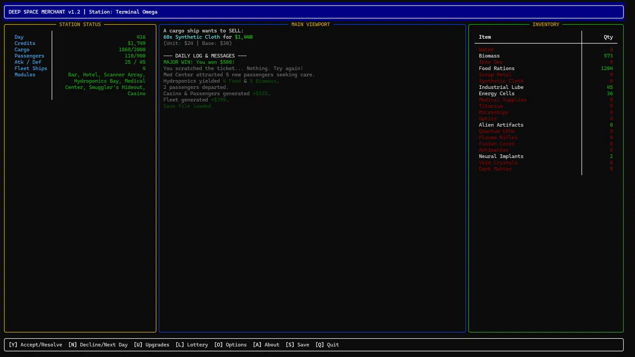Deep Space Merchant Screenshot 3