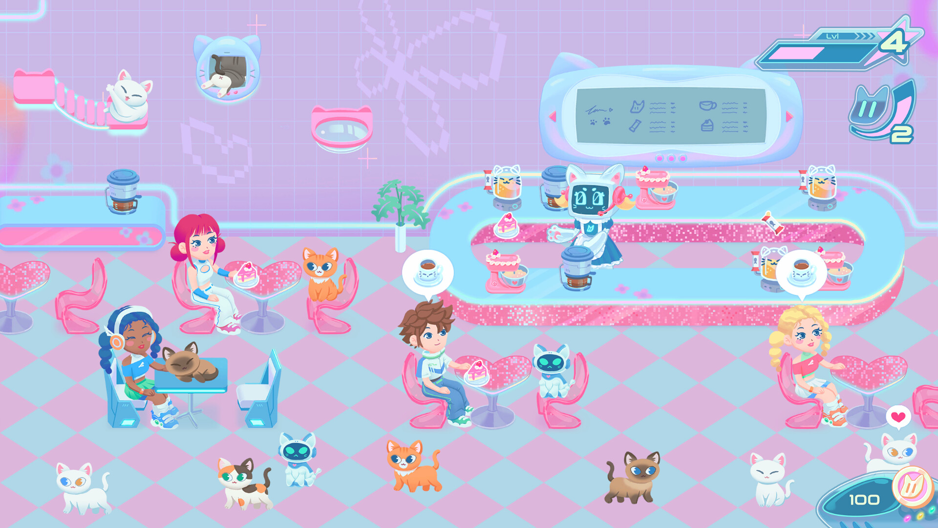RoboCat Café Screenshot 2