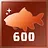 Catch 600 fishes in total