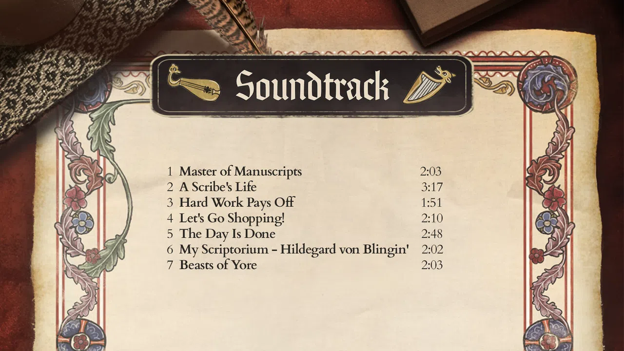 Scriptorium: Master of Manuscripts - Music & Art Pack Screenshot 0