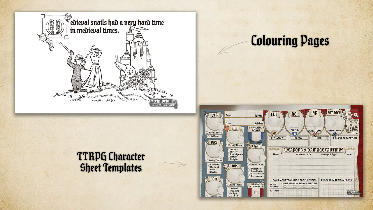 Scriptorium: Master of Manuscripts - Music & Art Pack Screenshot 3