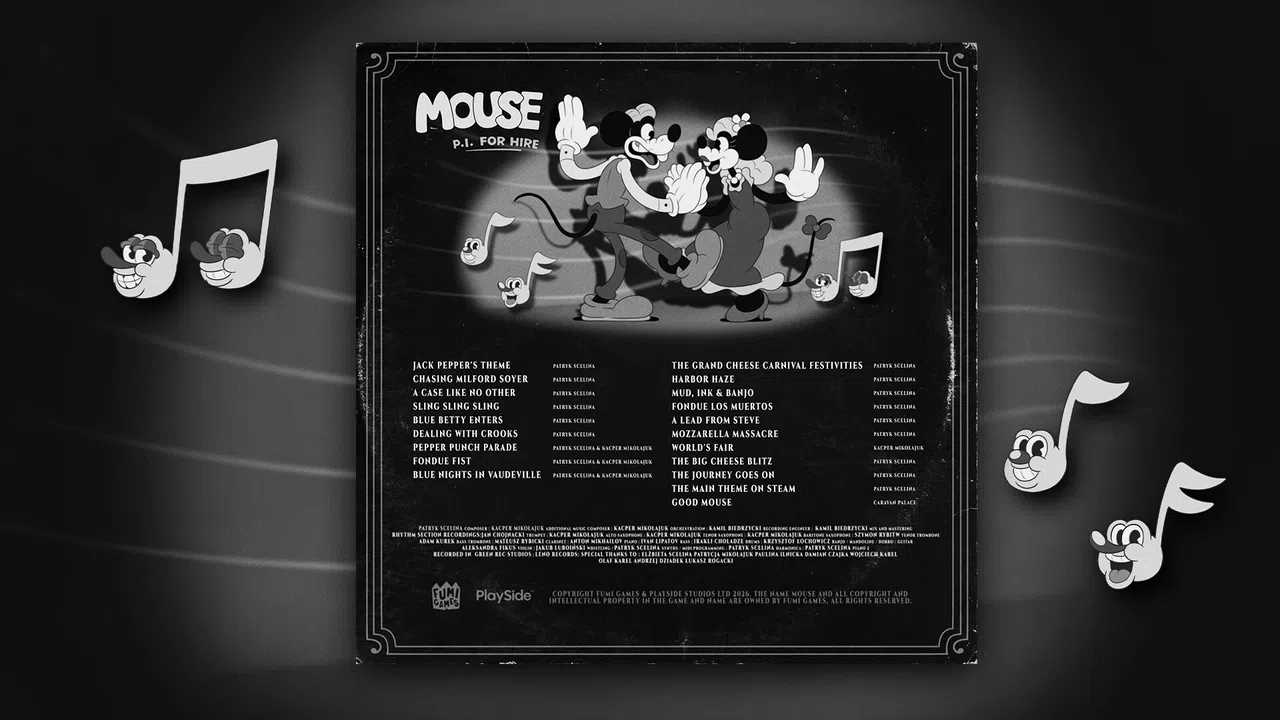 MOUSE: P.I. For Hire Original Game Soundtrack Screenshot 1