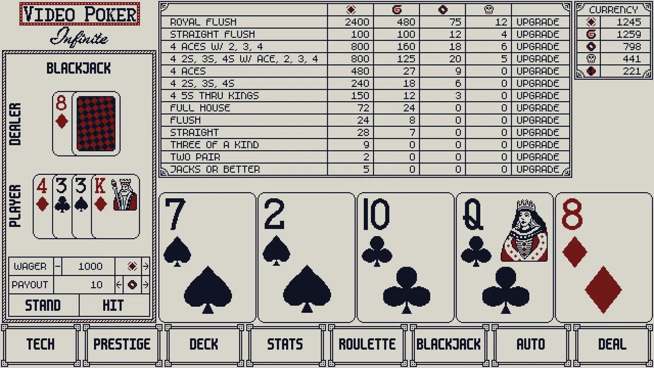 Video Poker Infinite Screenshot 2