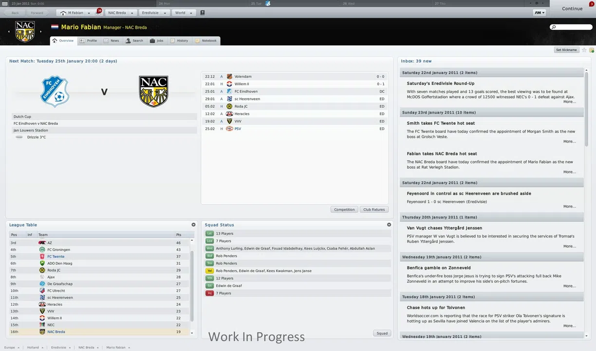 Football Manager 2011 Screenshot 9