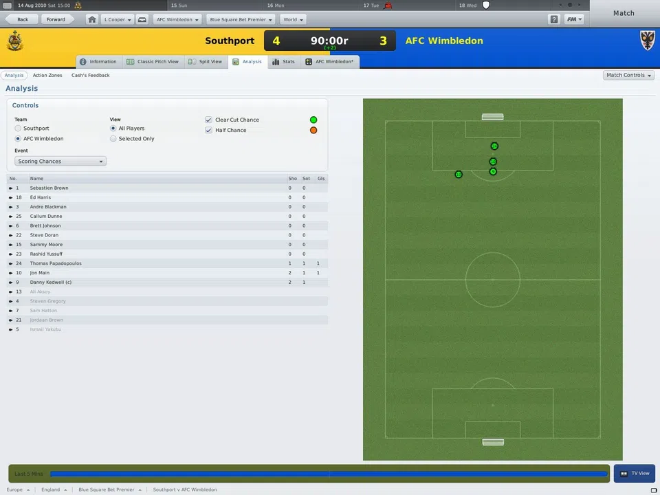 Football Manager 2011 Screenshot 19