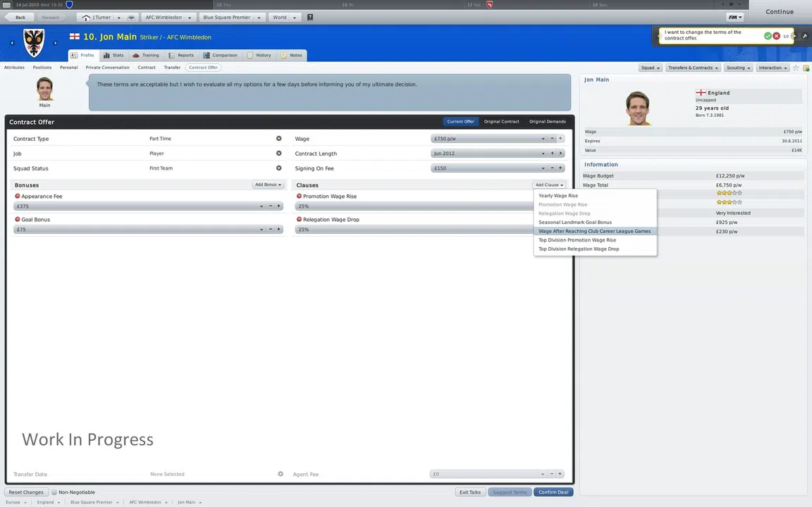 Football Manager 2011 Screenshot 7