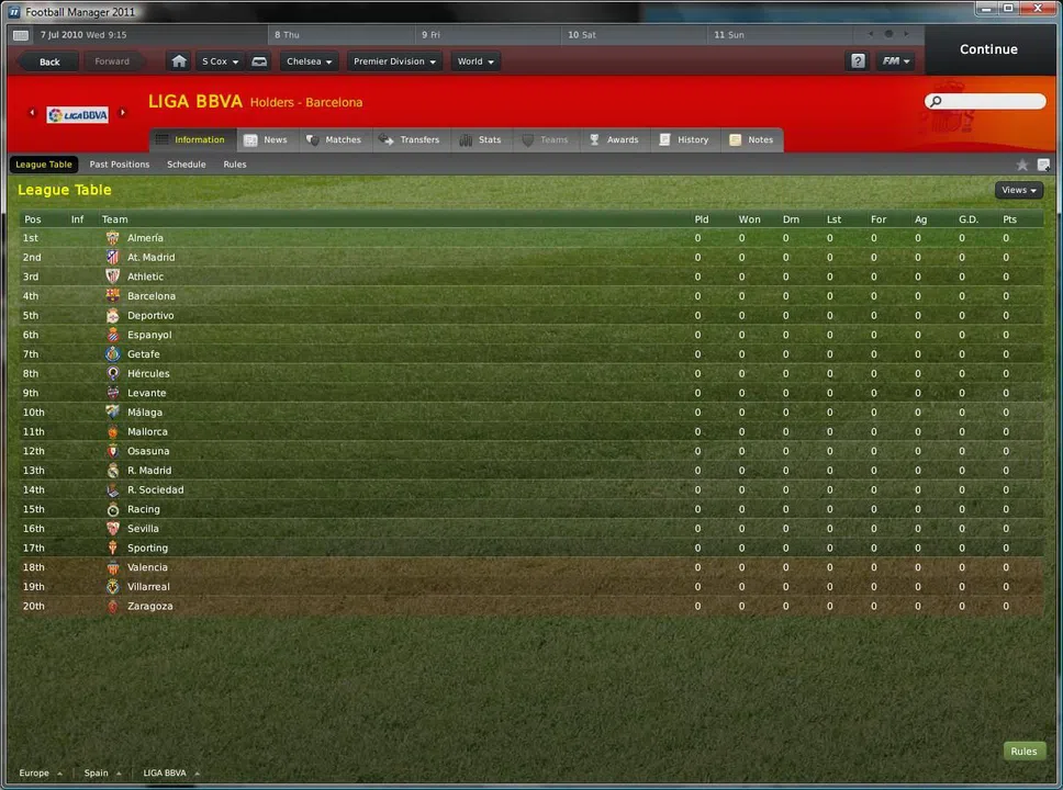 Football Manager 2011 Screenshot 11