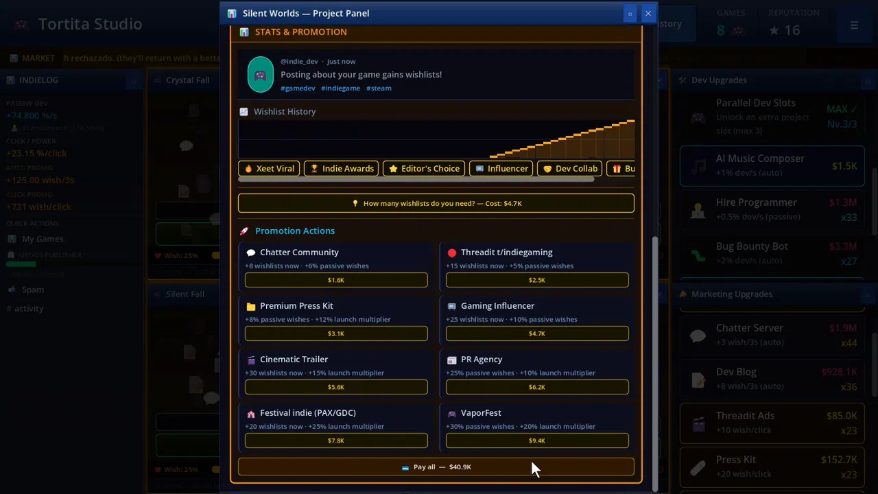 Game Dev Clicker Simulator Screenshot 6