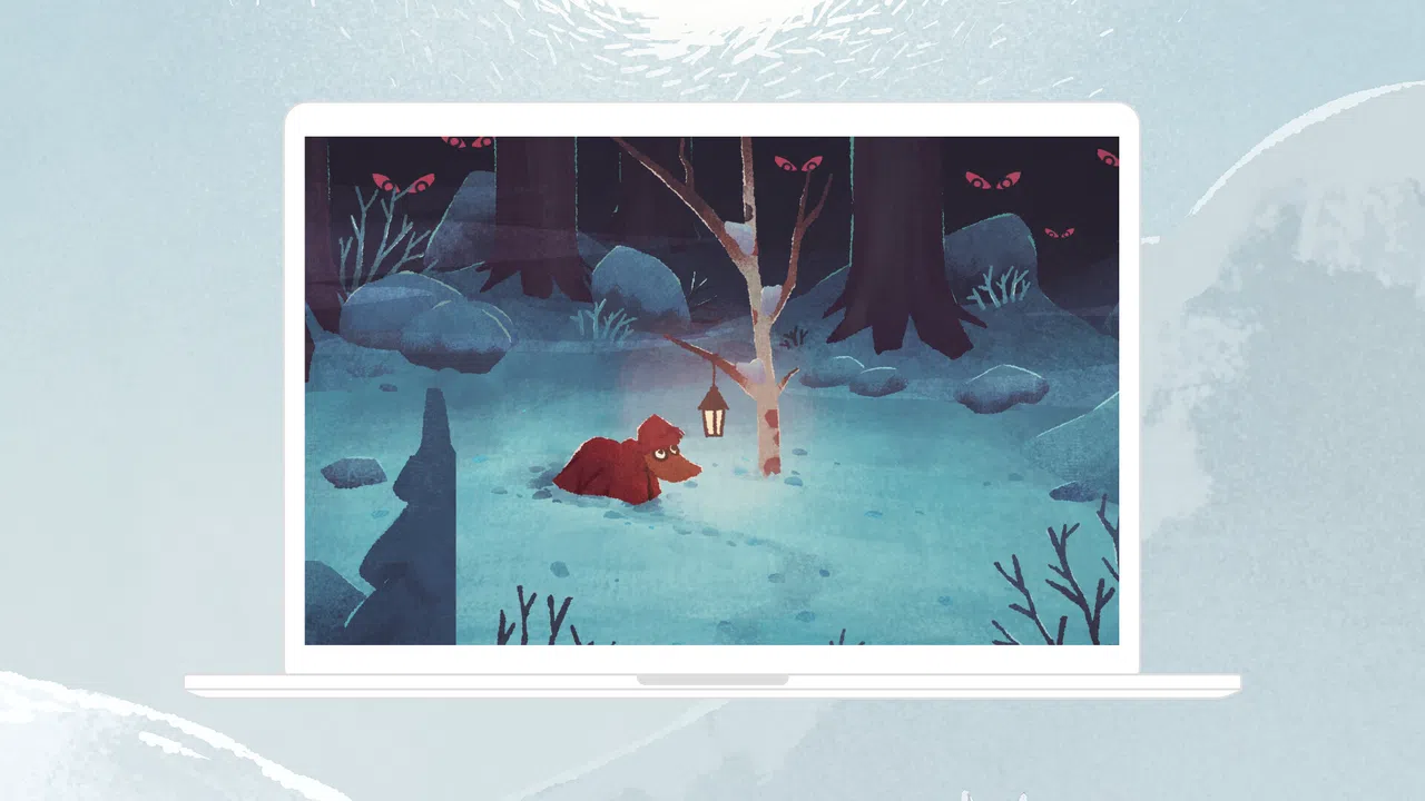 Moomintroll: Winter's Warmth - Screensaver for PC & Mac Screenshot 0
