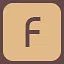 F icon