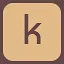 k icon