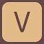 V icon