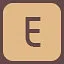 E icon