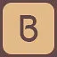 B icon
