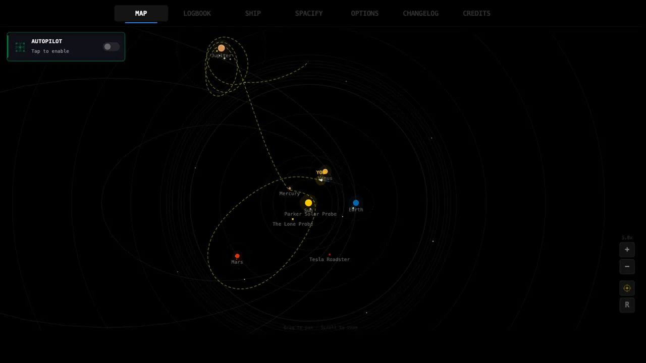 Slingshot: Escape the solar system Screenshot 2