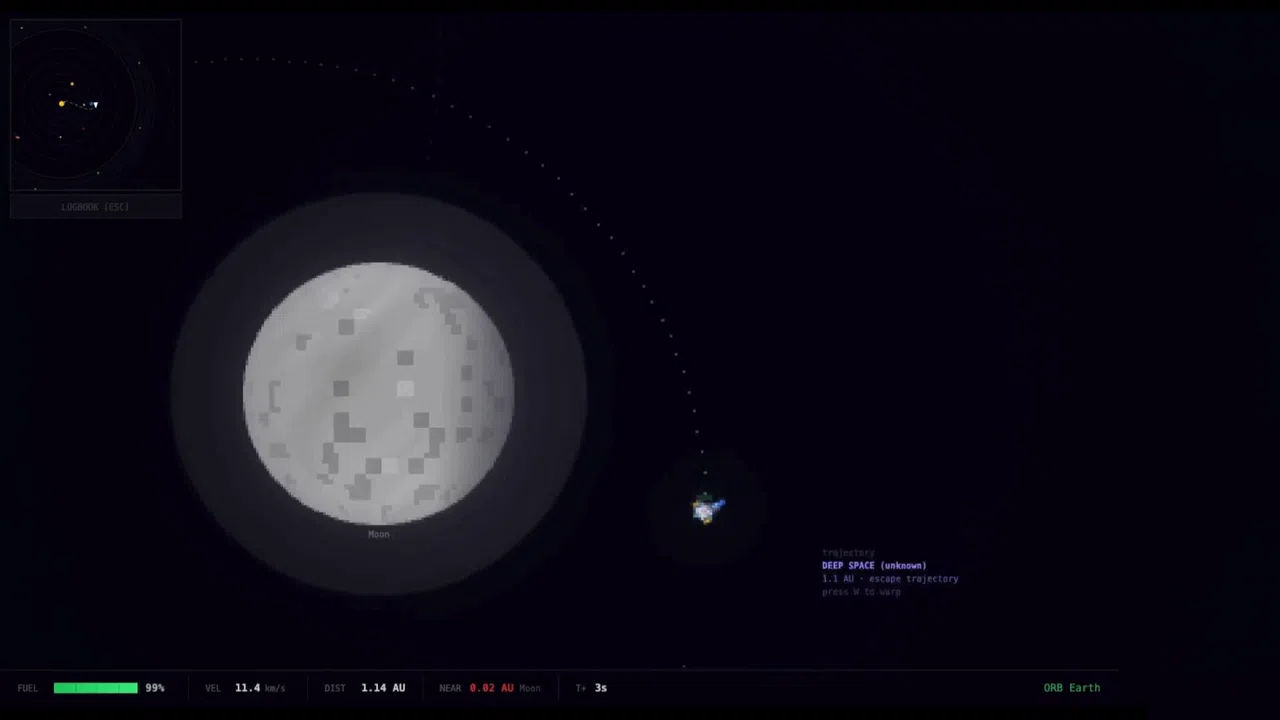 Slingshot: Escape the solar system Screenshot 0