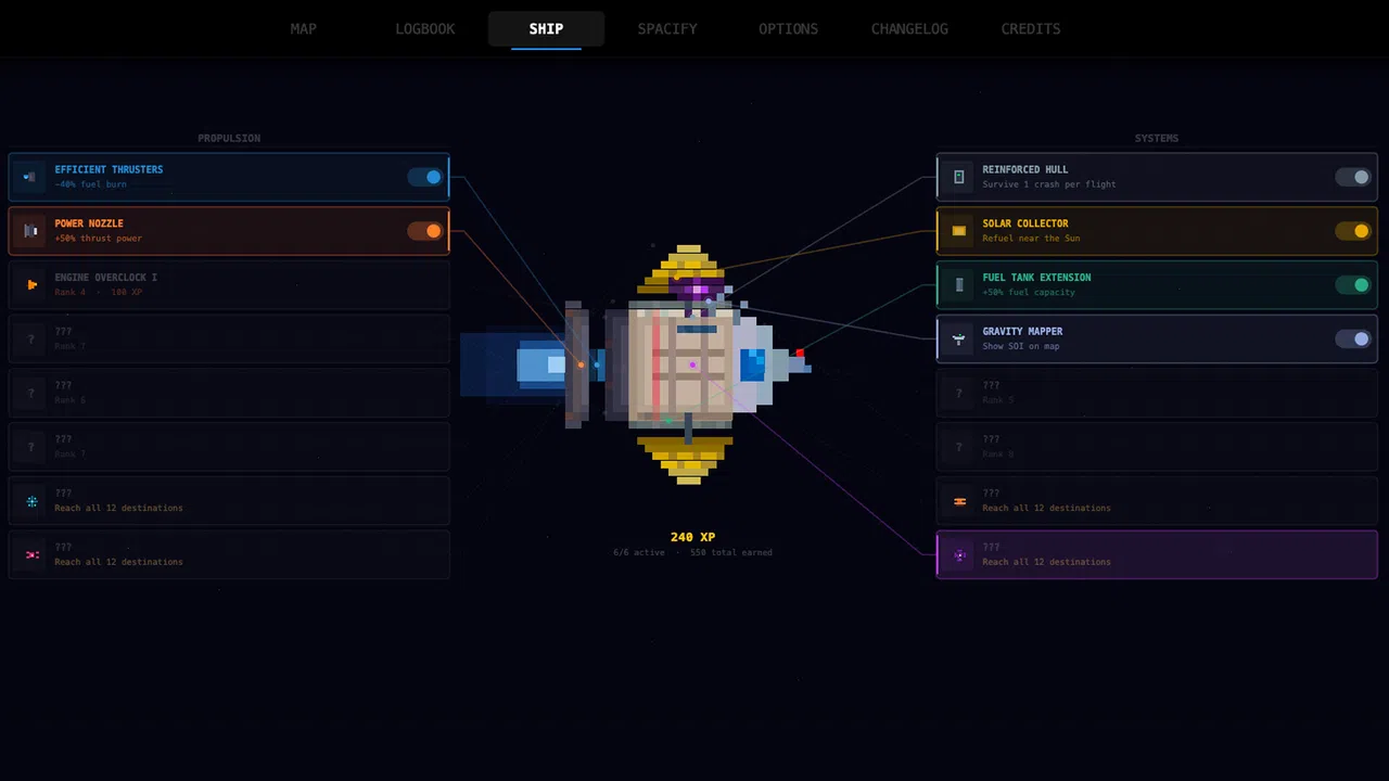 Slingshot: Escape the solar system Screenshot 1