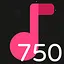 750 Tracks icon