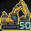 Excavation Rig Level 50 icon