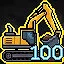 Excavation Rig Level 100 icon