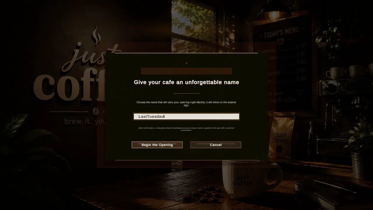 Just Coffee  Screenshot 0
