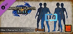 MONSTER HUNTER RISE - One Character Edit Voucher (Free)