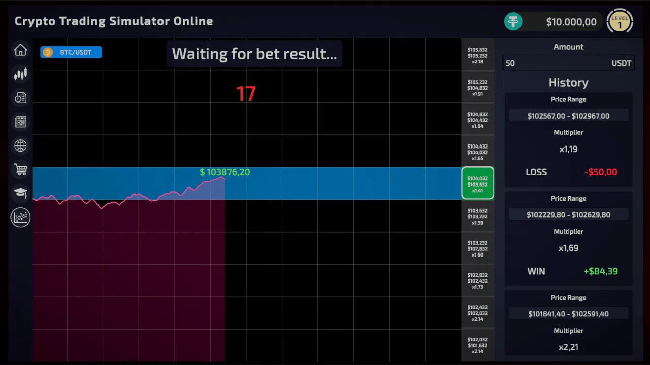 Crypto Trading Simulator Demo Screenshot 2