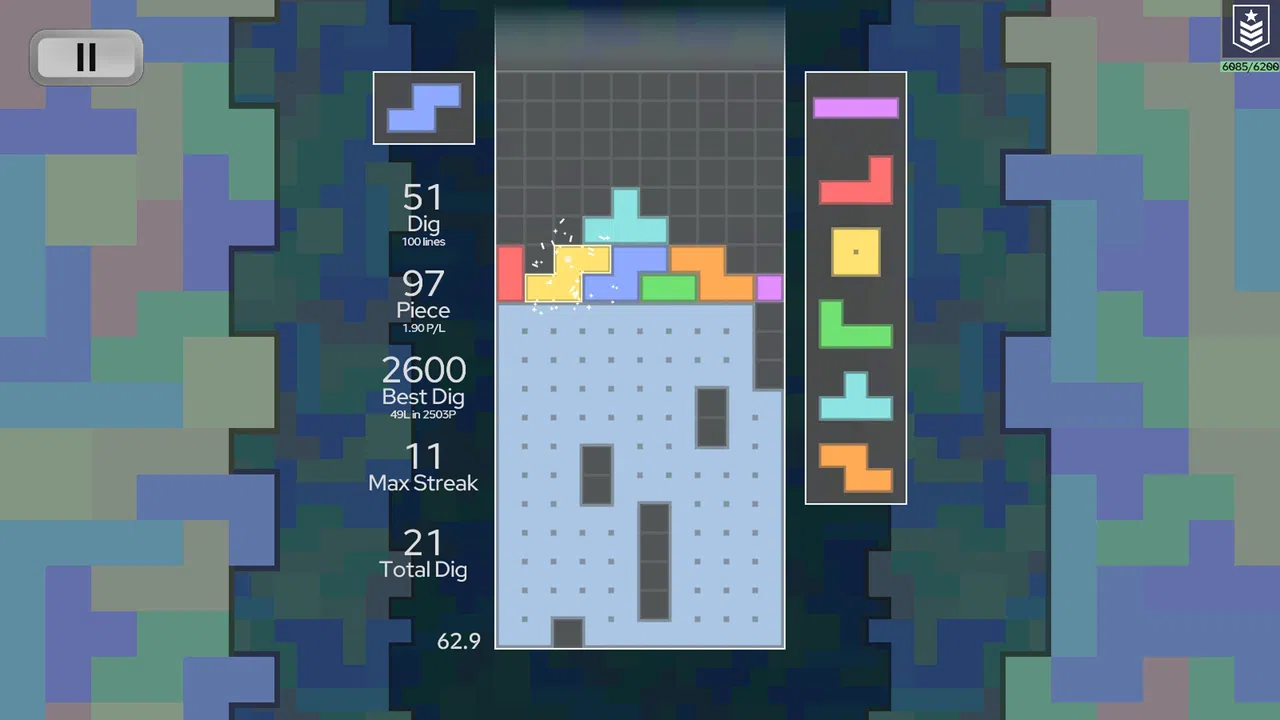 Techmino-Downstacking Screenshot 0